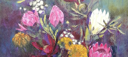 Array of Proteas | 2020 | Oil on Canvas | 57 x 50 cm